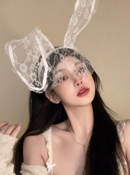 Bunny Veil Masquerade Hairband