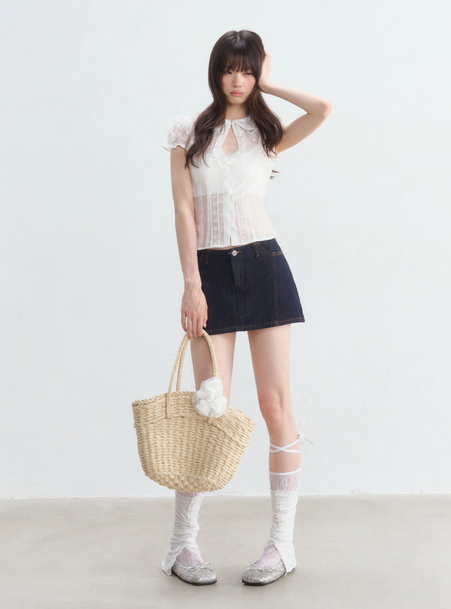 Classic Denim Mini Skirt