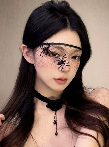 Spider Mesh Eye Veil