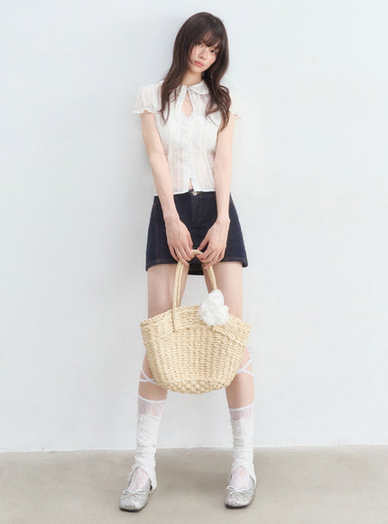 Classic Denim Mini Skirt