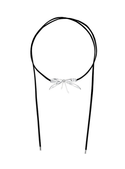 Pearl Loop Ribbon Choker