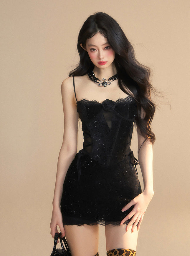 Nocturne Kiss Dress - Black