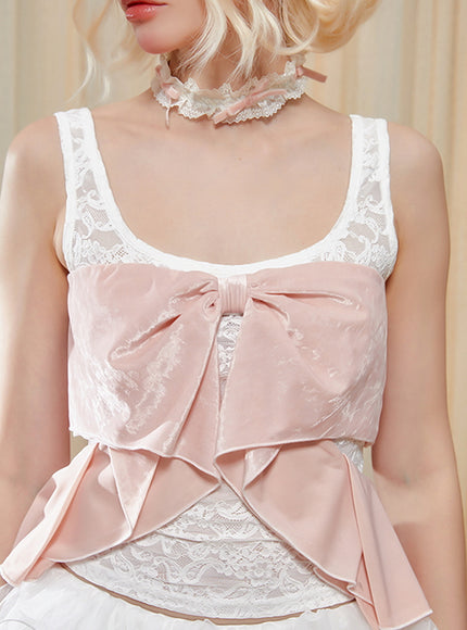 Velvet Bloom Layered Top