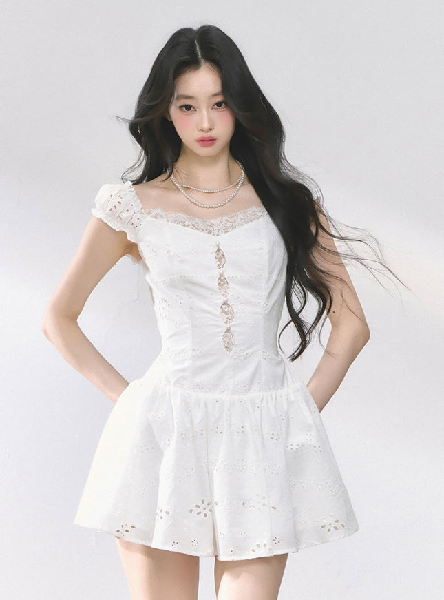 Milkwhite Charm Dress