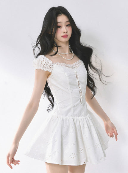 Milkwhite Charm Dress
