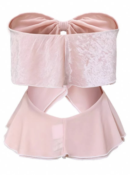 Velvet Bloom Layered Top
