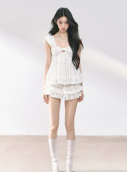 Fleur Ruffle Skirt