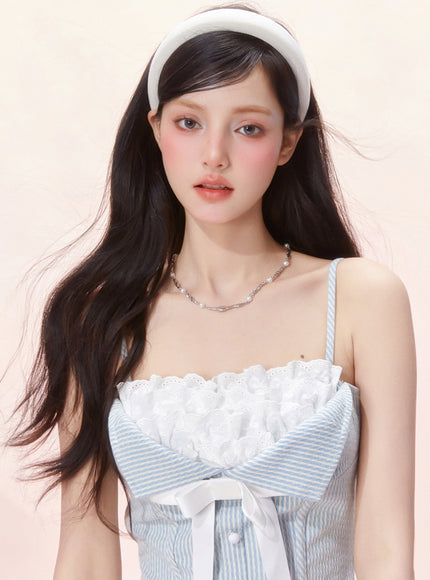 Blueberry Lace Corset Top