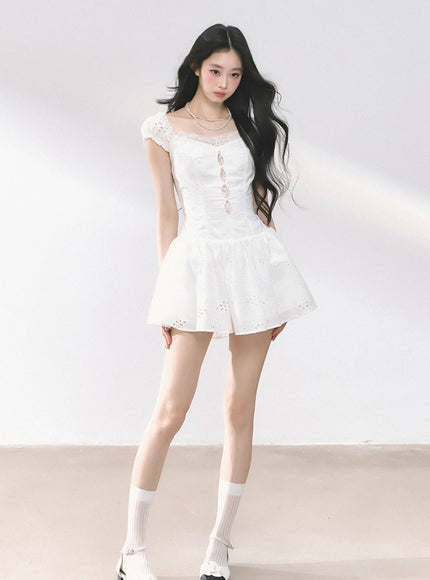 Milkwhite Charm Dress