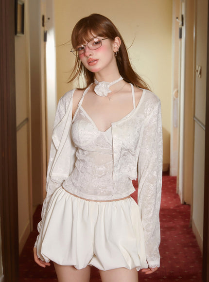 Cloudy Bloom Short