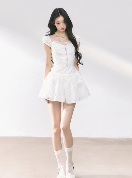 Milkwhite Charm Dress