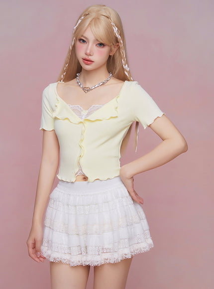 Lemon Whip Frill Top
