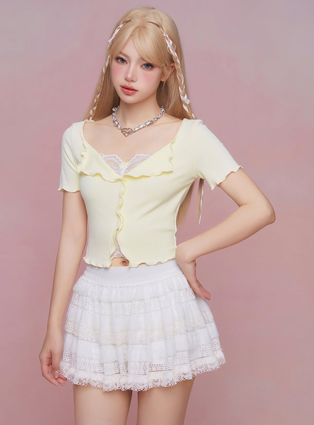 Lemon Whip Frill Top