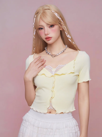 Lemon Whip Frill Top