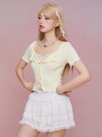 Lemon Whip Frill Top