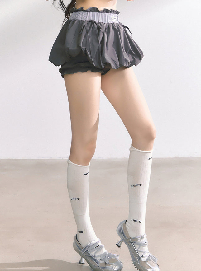 Bubble Pop Pants Skirt - Dark Gray