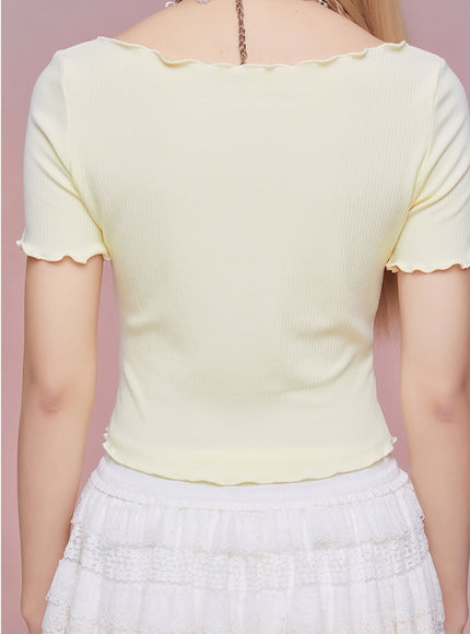 Lemon Whip Frill Top