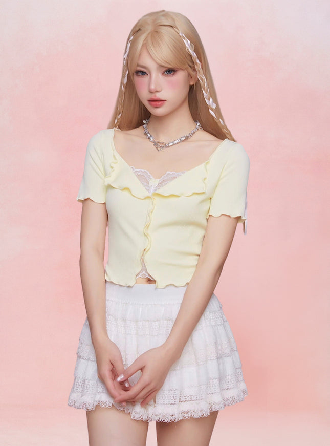 Lemon Whip Frill Top