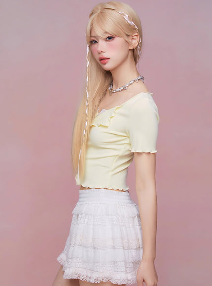 Lemon Whip Frill Top