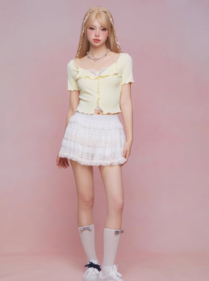 Lemon Whip Frill Top