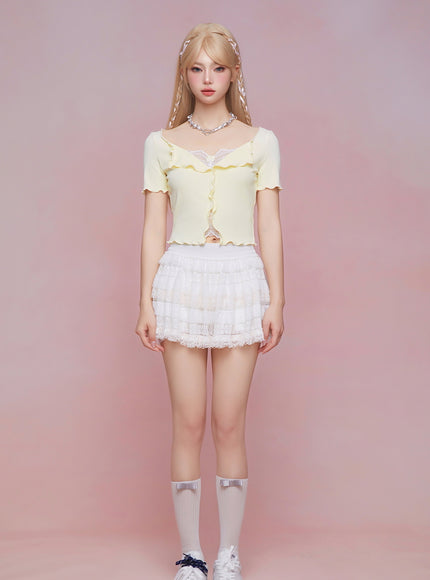 Lemon Whip Frill Top