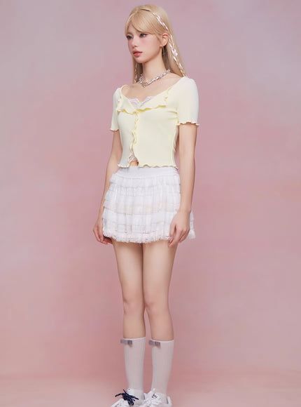 Lemon Whip Frill Top