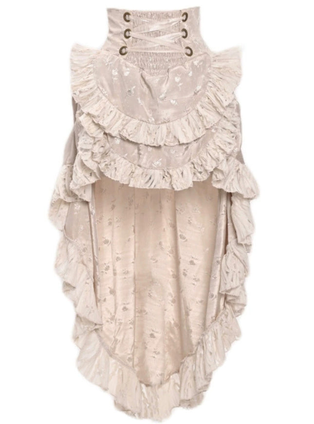Vintage Ruffle Corset & Skirt Set