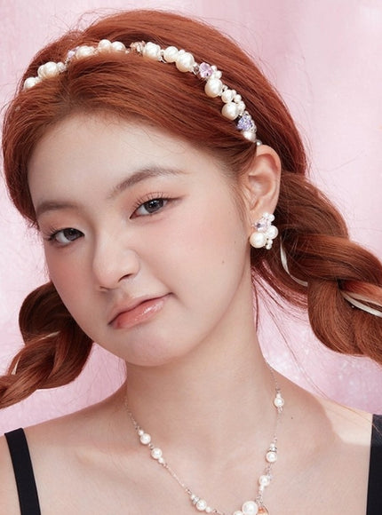 Aurora Pearl Crown Headband