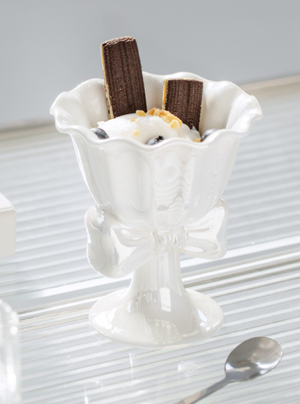 Blush Bow Dessert Cup