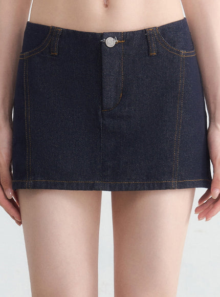 Classic Denim Mini Skirt