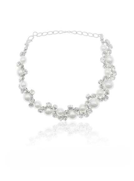 Dewdrop Pearl Charm Bracelet