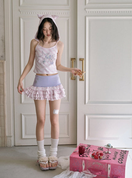 Layered Ruffle Skirt