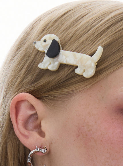 Adorable Dachshund Hair Clip