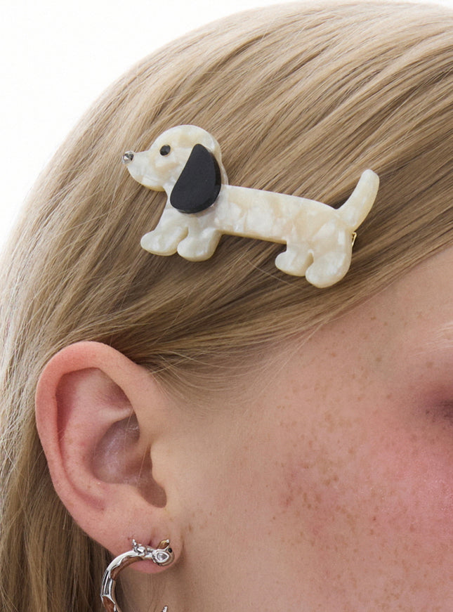 Adorable Dachshund Hair Clip