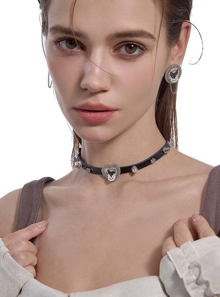 Love Hex Spike Choker