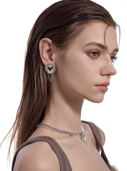 Love Hex Drop Earrings