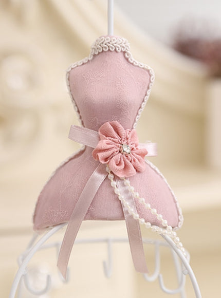 Ribbon Dress Mannequin Jewelry Stand
