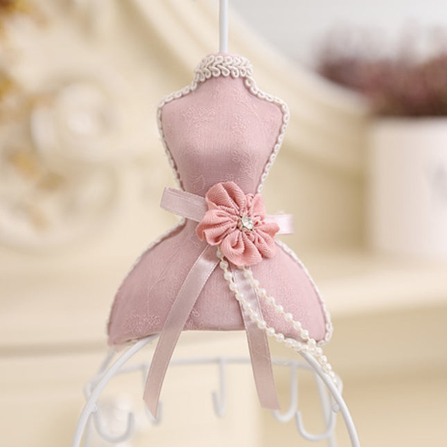 Ribbon Dress Mannequin Jewelry Stand