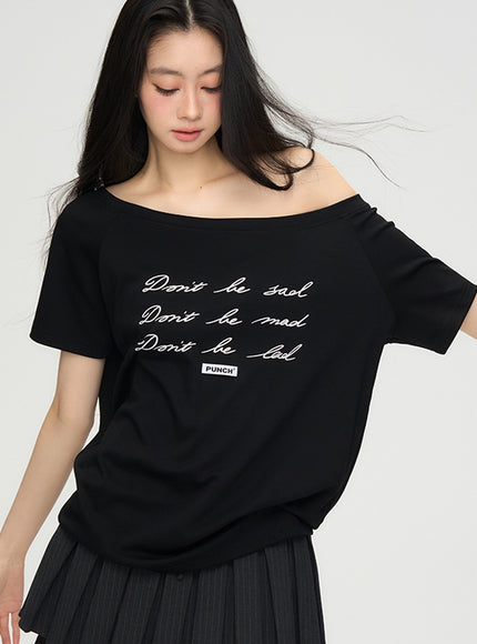 Casual Edge Off-Shoulder Tee