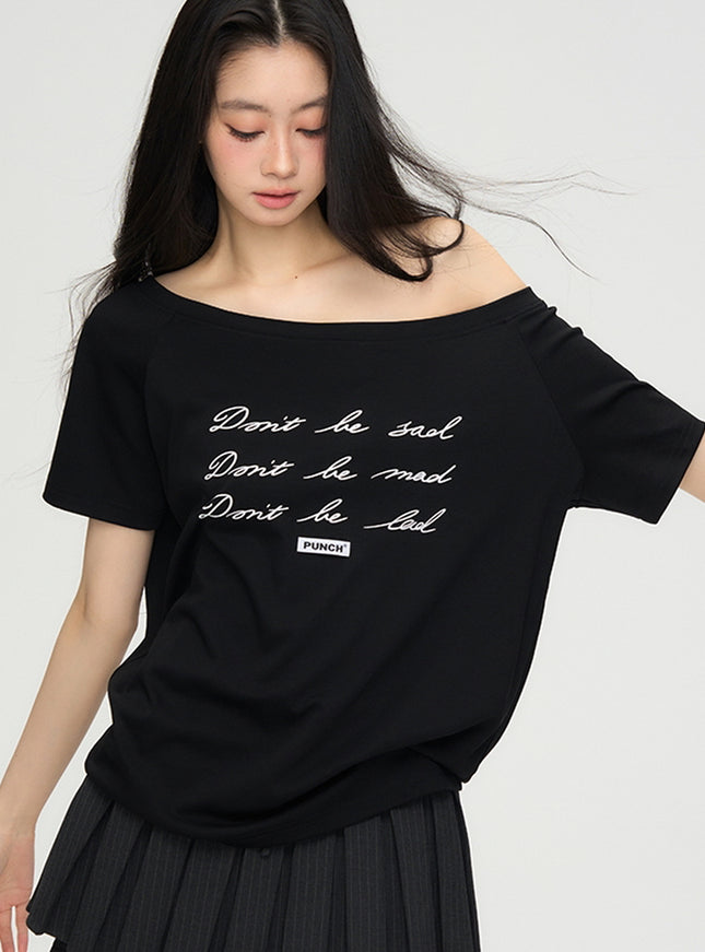 Casual Edge Off-Shoulder Tee