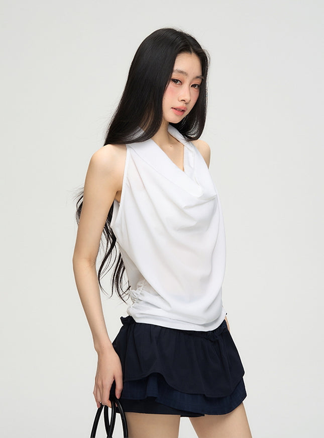 Elegant Flow White Top