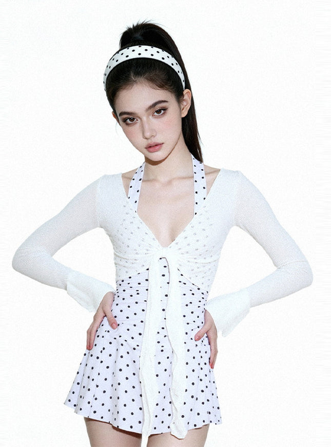 French Lovely Dot Swimdress