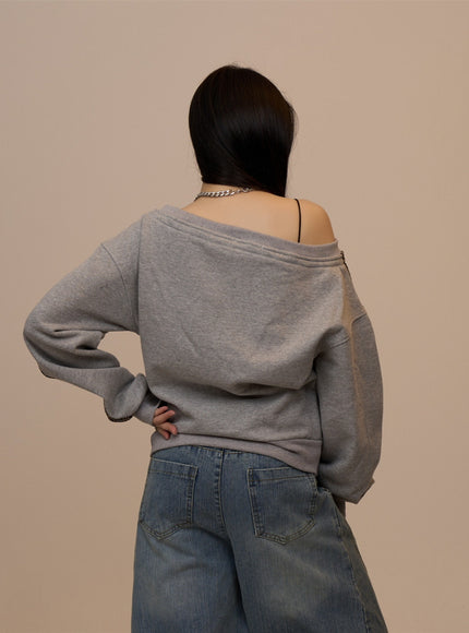 Soft Rush Zip Hoodie - Gray