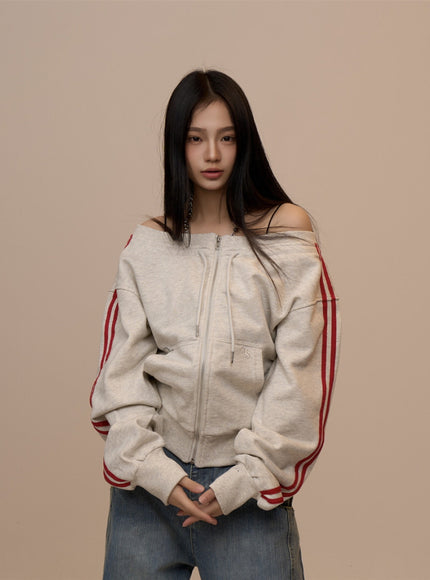 Soft Rush Zip Hoodie - Oatmeal