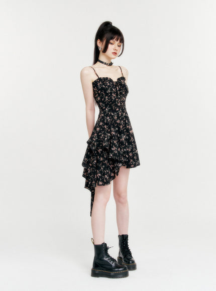 Midnight Garden Bloom Dress