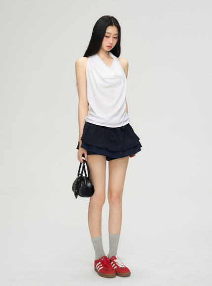 Elegant Flow White Top