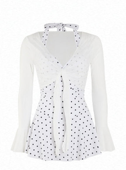 French Lovely Dot Swimdress