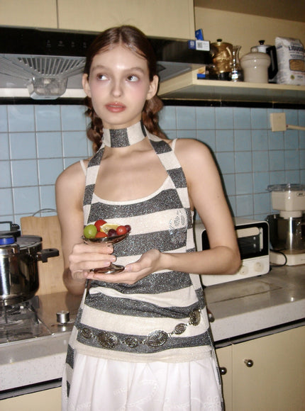 Silver Eclipse Top