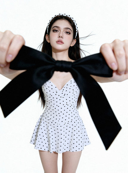 French Lovely Dot Swimdress