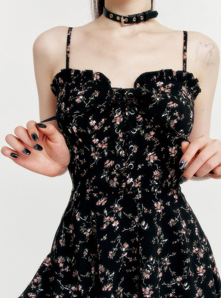 Midnight Garden Bloom Dress